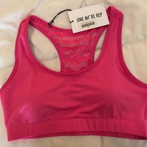 Hot Pink Bomber Bra L